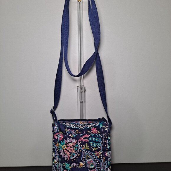 Vera Bradly crossbody bag and coin id purse french paisley - Picture 2 of 11